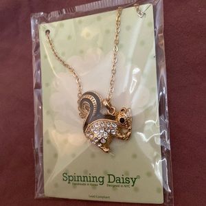 NWOT Squirrel Necklace